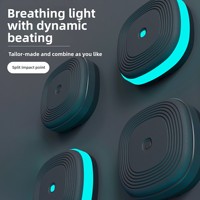 Machine de boxe musicale modulaire de type split, 8 pods cibles sans fil pour éclairage rythmique RGB 5.0, console indépendante