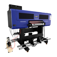 Textiel Pet Transfer Film Printmachine Xp600 Commerciële UV LED DTF Rolprinter Crystal 60cm met Laminator