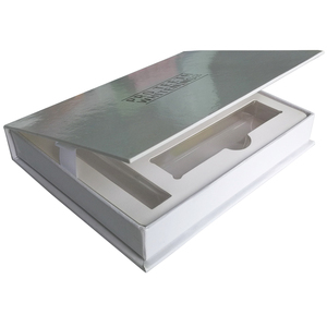 White <b>Large</b> Packaging Cardboard Magnetic Gift Boxes with Lids - Product Image 1