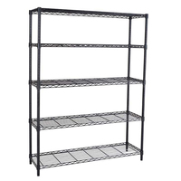 Étagère de rangement pour livres en acier réglable à 6 niveaux sur mesure en chrome, pour la maison, le bureau, le garage