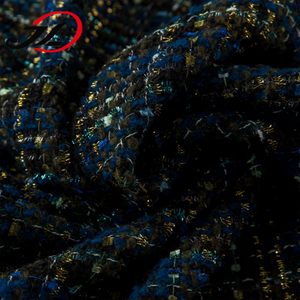 Vải Tuýt Kim Loại Polyester Dệt Chéo Thời Trang Vải Quần Áo Cho Hàng May Mặc Và Áo Khoác - Product Image 4