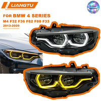LIANGTU Nouveaux phares LED argentés d'origine pour F32/F33/F36/F80/F82 Série 4 2013-2020 6000K 6000 Lumens