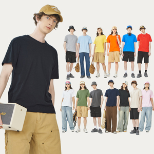 เสื้อยืดคอกลมแขนสั้นผ้าฝ้ายแท้ 180gsm สไตล์ลำลอง ขายดี สำหรับทุกเพศ - Product Image 1