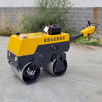 Livraison gratuite, mini compacteur manuel, rouleau compresseur routier entièrement hydraulique, rouleau compresseur routier diesel, compacteur à double tambour, rouleau compresseur routier