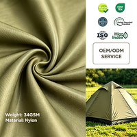 Service OEM ODM de tissu en nylon personnalisé, textile en nylon tissé haute résistance, couleur, largeur et poids personnalisés, revêtement hydrofuge