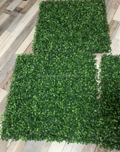 QSLH-Ar159ที่มีคุณภาพสูงขายส่งพลาสติกสีเขียวใบเทียมแผงมิลานหญ้าผนังสำหรับตกแต่งกลางแจ้ง - Product Image 4