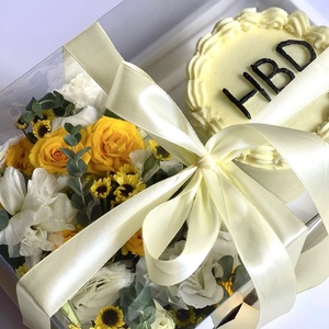 Boîtes à gâteaux en papier alimentaire recyclé transparent personnalisées avec logo <span class=keywords><strong>personnalisé</strong></span> pour <span class=keywords><strong>mariage</strong></span>, bonbons, pâtisserie, cadeaux - Product Image 2