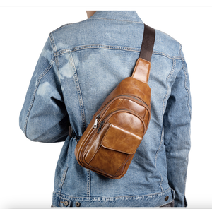 Sac bandoulière rétro en cuir de vachette Andong pour homme, sac de voyage, sac messager d'affaires, sac à main multifonctionnel - Product Image 2