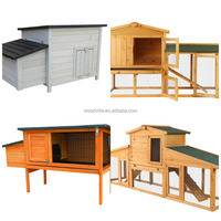 Cage à lapins en bois de sapin chinois à plusieurs étages, cage pour petits animaux de jardin