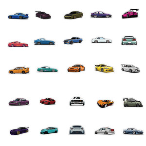 100 Pezzi Adesivi <span class=keywords><strong>JDM</strong></span> per Auto da Corsa, Adesivi in Vinile Impermeabili, Adesivi per Auto da Corsa Giapponesi per Bambini, Adolescenti, Ragazzi e Adulti - Product Image 6
