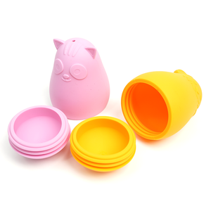 Động vật con chó cú miễn phí BPA Silicone bé tắm Đồ chơi thiết lập phun nước tắm vòi sen đồ chơi cho trẻ mới biết đi tái sử dụng bồn tắm đồ chơi - Product Image 2