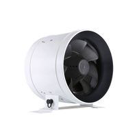 Ventilateur d'extraction intérieur 8 pouces 200 MM 710 CFM Double turbine EC Duct Fan
