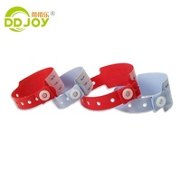 Bracelet d'identification médical jetable en PVC super doux, personnalisable avec informations et logo, pour patients en milieu hospitalier