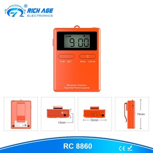 Bán nóng UHF863-865MHZ Thì Thầm hệ thống hướng dẫn du lịch không dây cho Bảo tàng nhóm du lịch tham quan cuộc họp hệ thống hướng dẫn du lịch - Product Image 2