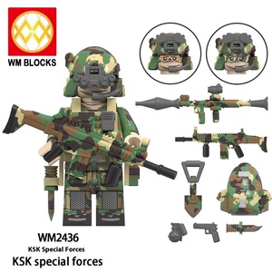 Loạt Quân Đội Lực Lượng Đặc Biệt Khối Xây Dựng Wm6147 1:8 Nhựa Mô Hình Đồ Chơi Cho Thương Mại Nước Ngoài Hàng Hóa Lắp Ráp Đồ Chơi Túi - Product Image 3