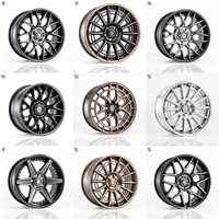 Rines de Aleación de Aluminio Forjado Multirradio de 20 Pulgadas, 9 PCD, 5x108, ET 30 mm, CB 71.56 mm, Color Bronce Mate, Personalizados Directamente de Fábrica para SUVs