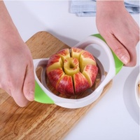 FONHON Diviseurs de pommes de haute qualité, 6 à 12 lames, dénoyauteur extra large, coupe-pommes robuste en acier inoxydable, antiadhésif