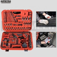 Ensemble d'outils de mécanique automobile YuanMech de 121 pièces avec outils antidérapants Cr-V pour AUDI A4L (2007-)