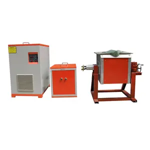 Medium frequency induction melting machine for aluminum melting