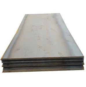 Feuille de plaque d'acier au carbone laminée à chaud Mme feuille 3mm 6mm 10mm 20mm ASTM A36 construction navale douce