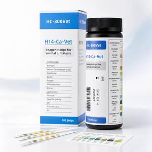 Tiras Reactivas <span class=keywords><strong>de</strong></span> Orina DIRUI HC-300 para Veterinaria, Cuatro Parámetros, Rápido y Preciso, Almacenamiento en Seco, Venta al por Mayor, OEM H14-Ca - Product Image 2