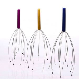Custom Plastic Handle Octopus Relax Hair Scalp Scratch Claw <b>Tool</b> Metal Head <b>Massager</b> - Product Image 1