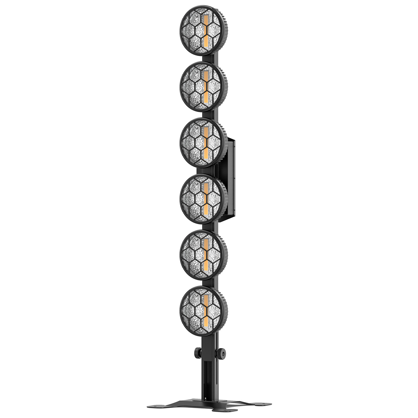 Mini 6 LED COB RGB 3 in 1 Linear Vintage Par Light DMX512 Stage Background Retro Light for DJ Concert Party Wedding Nightclub