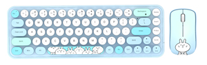 MOFii Ensemble clavier et souris sans fil filles bureau mignon illustration carnet de bureau compact en 2024 - Product Image 5
