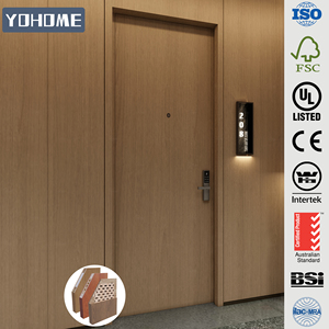 <span class=keywords><strong>Porte</strong></span> coupe-feu en bois standard australien UL10b-10c homologuée Portes coupe-feu intérieures en bois <span class=keywords><strong>Porte</strong></span> coupe-feu Fd60 pour hôtel - Product Image 1
