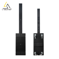 Potente Sistema de Subwoofer Doble de 12 Pulgadas, 5000W, Diseño de Alto SPL, Color Negro, Cobertura Exterior de 100 Metros para Fiestas y Escenarios
