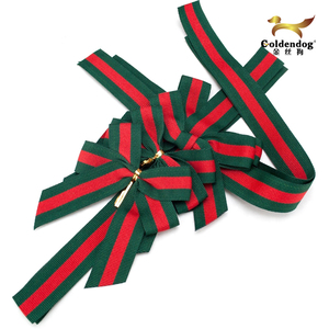 Mafolen โบว์ริบบิ้นตกแต่งคริสมาสต์สีแดงและสีเขียว,โบว์ผูกด้วยลวดแบบกำหนดเองได้ - Product Image 4