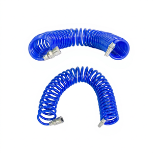 Nouveau Tuyau de Compresseur d'Air Spirale SSBO 6 Mètres, Robuste, Flexible et Résistant à Haute Pression pour Atelier, Garage, Usage Domestique, Garantie 1 An - Product Image 1