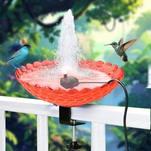 Mangeoire à <span class=keywords><strong>oiseaux</strong></span> automatique avec pompe de bain <span class=keywords><strong>Baignoire</strong></span> pour perroquet Fontaine de bain d'eau à circulation automatique pour jouets pour perroquets - Product Image 3