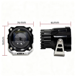 Faro Antiniebla LED Universal de 3 Pulgadas, Homologado para Carretera, 12V 24V, Luz de Conducción, Lámpara de Haz de Luz Amplio de Aleación de Aluminio para Camiones <span class=keywords><strong>Scania</strong></span> Volvo - Product Image 3