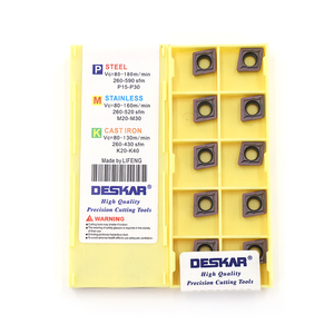 DESKAR CCMT09T304 <span class=keywords><strong>CCMT09T308</strong></span> LF6018 Công Cụ Tiện Trong Chèn Cacbua Cho Thép Không Gỉ - Product Image 2