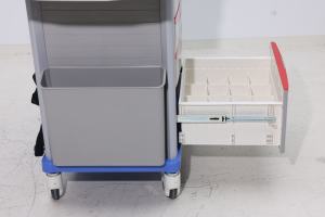 Moderne Abs Plastic Compact Veld Medische Kar Cpr Mogelijkheid Drug Opslag 4 Wielen Ziekenhuis Winkelcentrum School Woonkamer Dineren Iso - Product Image 5