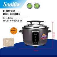 Autocuiseur Commercial Sonifer SF-4066 8L 10L 13L 15L 23L en option, avec cuve antiadhésive et arrêt automatique, idéal pour les restaurants et cuisines professionnelles