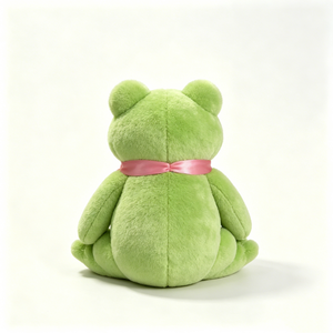 Peluche de rana personalizado, juguete de rana verde, peluche de rana sentada, lindo muñeco de rana - Product Image 3