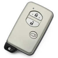 Boîtier de clé télécommande blanc à 3 boutons avec lame vierge non taillée, clé de voiture universelle pour clés de véhicule, pièces de rechange pour serrurier