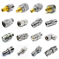 Usine UHF PL259 prise mâle SO239 prise femelle vers N Type/BNC/TNC/UHF/SMA/prise mâle prise femelle 90 degrés RF adaptateur coaxial coaxial