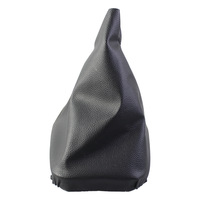 Ensemble de protection en cuir pour frein à main et soufflet de levier de vitesse pour BMW E46 à transmission manuelle, accessoire de protection intérieure noir