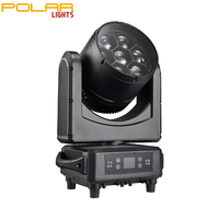 Polarlights - Foco Móvil Resistente al Agua con Efecto Bee Eye de 7*60W para Conciertos, Eventos al Aire Libre y Espectáculos