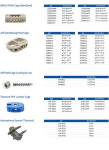 Cajas Cervicales <span class=keywords><strong>de</strong></span> PEEK para Fusión Intervertebral PLIF TLIF T-PAL - Product Image 4