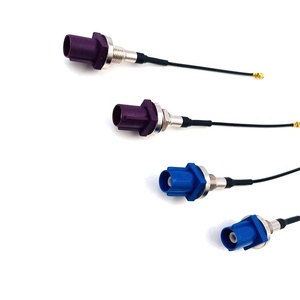 Fakra C <span class=keywords><strong>typt</strong></span> H type mâle à femelle Fakra bleu RF RG174 câble coaxial pour antenne - Product Image 3
