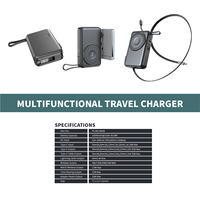 Batterie externe de haute qualité 10000 mAh, fournisseurs de chargeurs rapides universels 35W pour téléphone, tablette, station de charge pour plusieurs appareils