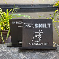 Carte RFID NFC en bois Nichen One CR80 avec puces NTAG216/215/213, 13,56 MHz, protocole ISO14443A, sans formaldéhyde, écologique
