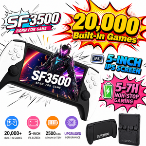 קונסולת משחקים ניידת SF3500, קונסולה ניידת, נגן משחקים נייד, קונסולת משחקי וידאו רטרו, קונסולת משחקי וידאו ניידת - Product Image 1