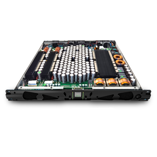 Professional 2*3000W Digital Power Amplifier 1U Class D Wide 80V-296V Voltage Range Stable Reliable 2Ω for Audio Video Metal