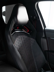 Sedili Sportivi di Lusso per Auto, Personalizzati con Pannello in Fibra di Carbonio, Sedili a Guscio in Pelle RS per Audi A3 A4 A5 A6 A7 Q3 Q5 Q7 Q8 - Product Image 3