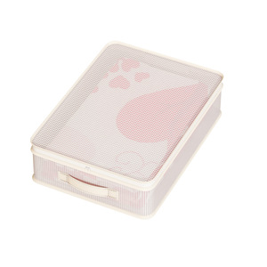 Juego de bolsas de almacenamiento de malla de 40x30x12cm, a prueba de polvo, con ventana de visualización, para organizar el armario y el dormitorio, gran capacidad, transparente - Product Image 1